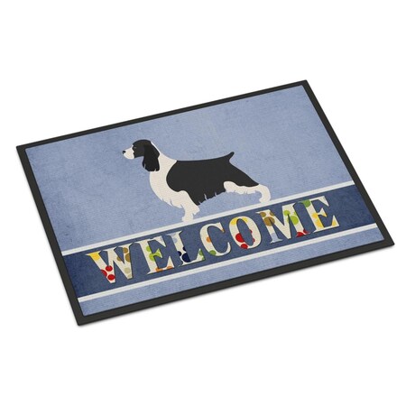 Carolines Treasures English Springer Spaniel Welcome Indoor or Outdoor Mat - 24 x 36 in. BB8273JMAT